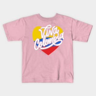 Viva Colombia - Corazón Kids T-Shirt